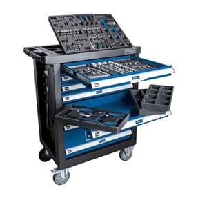 Scheppach TW1100 - Verktøyvogn 70 deler